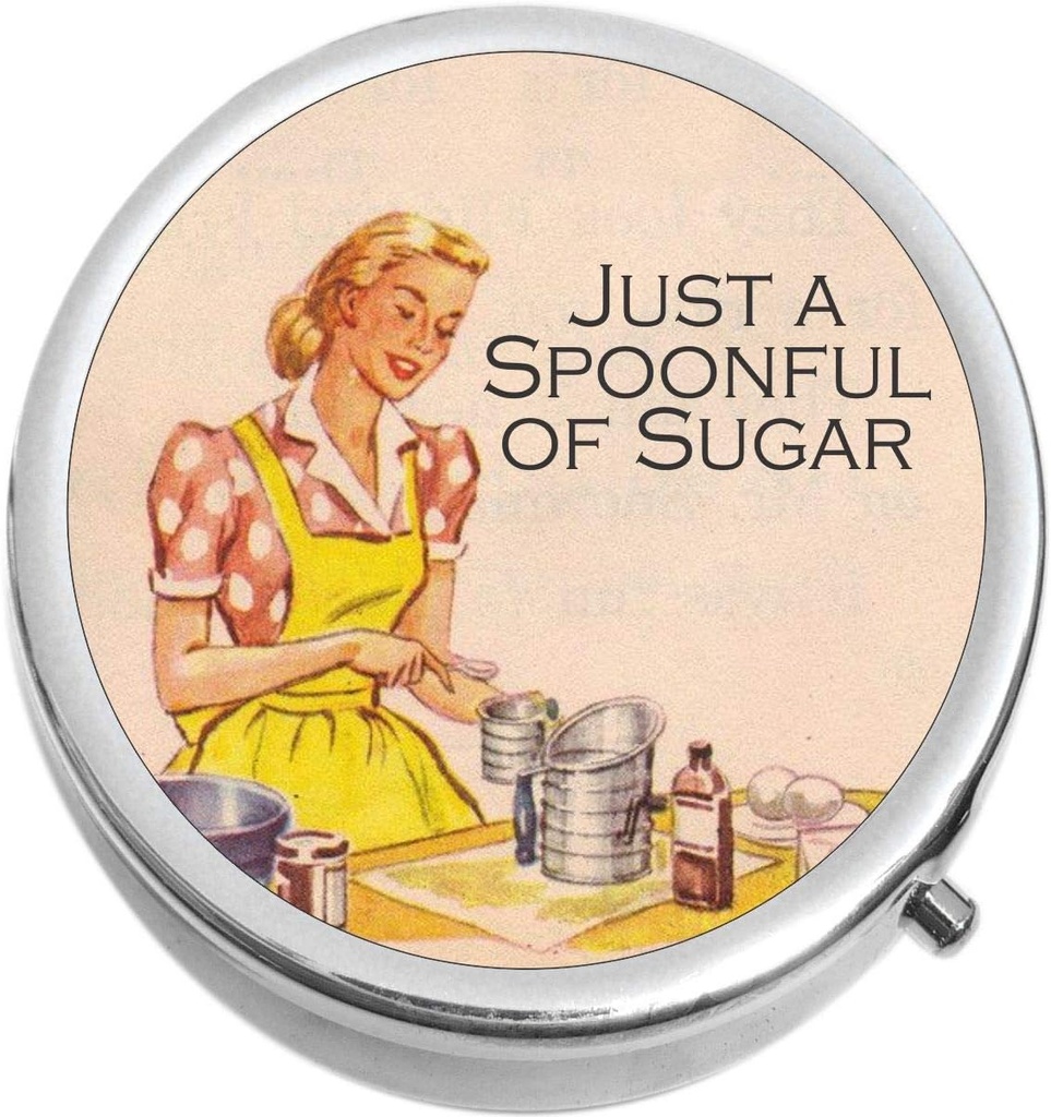 Nur eine Spoonful of Sugar Medicine Pill Box