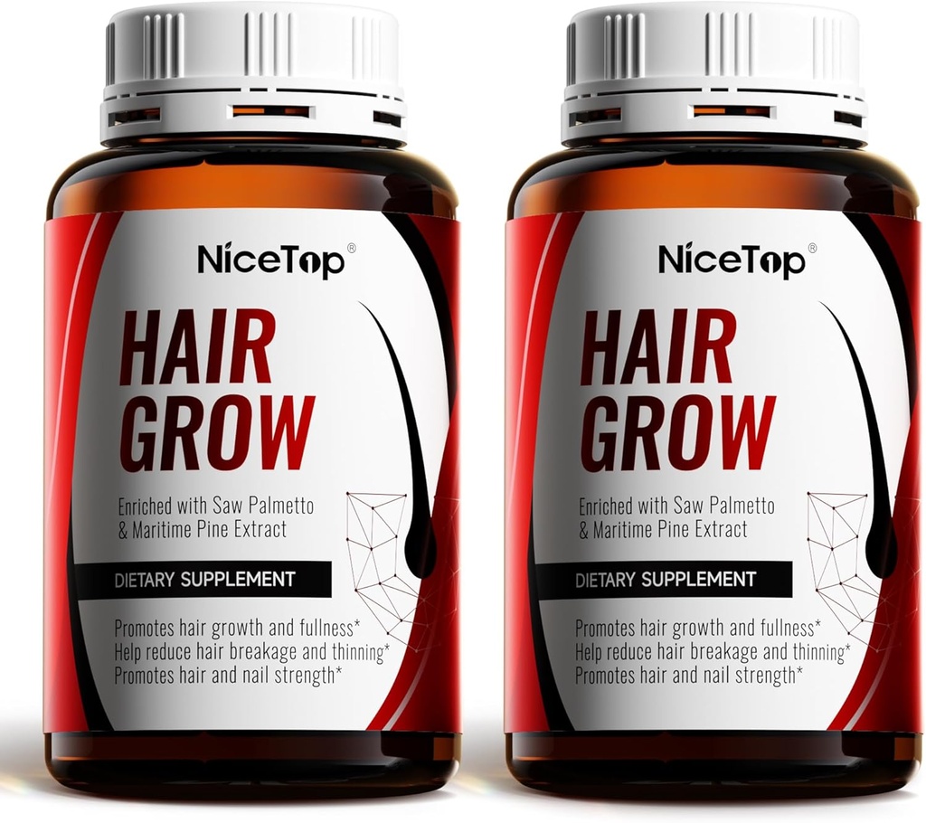 Haarwachstumsergänzung, Haarpflege Unterstützung für Stärke, Stärke Wachstum, mit Biotin, Vitamin A, C, E, Zink, Kapseln (2)