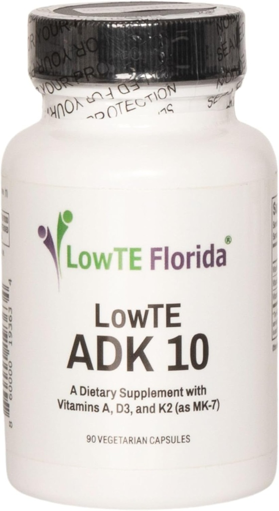 ADK 10-90 Capsules I Vitamine D3 K2 & A, Supplément multivitamine pour os, dents et coeur plus forts* et pression artérielle normale*, Vitamine haute puissance ADK avec vitamine D3 10 000 iu