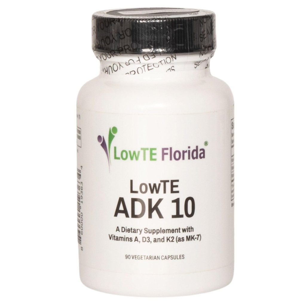 ADK 10-90 Kapseln I Vitamin D3 K2 & A, Multivitamin-Ergänzung für stärkere Knochen, Zähne & Herz* und Normaler Blutdruck*, Hohe Potenz Vitamin ADK mit Vitamin D3 10.000 iu