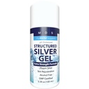 Gel d'argent colloïdal structuré - Refroidissement topique - pH équilibré Argent structuré 35ppm fournit un soulagement apaisant des brûlures et des irritations cutanées