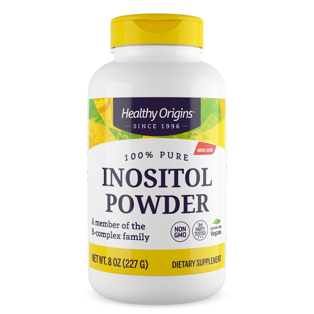 Gesunde Ursprünge Inositol Powder, 227 g - für Haut, Haar- und Nagelgesundheit - Vitamin B8 Pulverergänzung - Teil der B Complex Family - Vegan, Non-GMO & Glutenfreie Ergänzung - 8 Oz