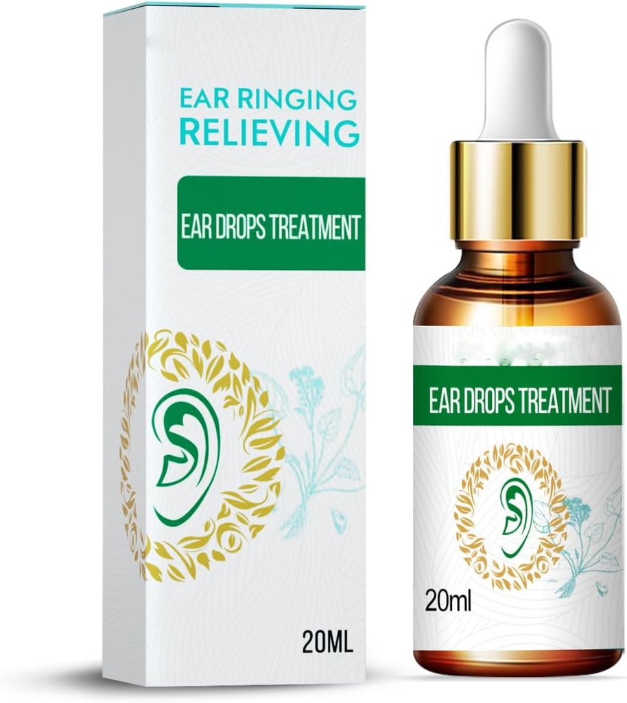 Tinnitus Relief für Ringen Ohren, Natürliche Kräuter Formel Ohr Ringen Relief Tropfen, Tinnitus Öl effektiv glauben Earache und verbessern Hören -1pcs