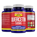 Simply Potent Quercetin Suppléments, Quercetin 500mg 200 Capsules, 2 X Quercetin 250mg Phytosome Bioflavonoïde Antioxydant Vegan pilules sans gluten pour soutenir le coeur cellulaire sain et fonctions immunitaires