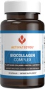 ActivatedYou BioCollagen Complex Plant-Based Collagen for Women & Men - Entwickelt, um Haut Firmness, Muskelkraft und Haarvolumen zu fördern, 2 Tägliche Kapseln unterstützt jugendliche Aussehen & Gemeinsame Mobilität