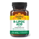 Country Life R-Alpha Lipoic Acid Complex 300mg - Alpha-Lipoic Acid 270mg & R-Lipoic Acid 30mg - Antioxidans Support - No Yeast, Corn, Wheat, Soy, Gluten, Milk - Alpha Lipoic Acid Supplement