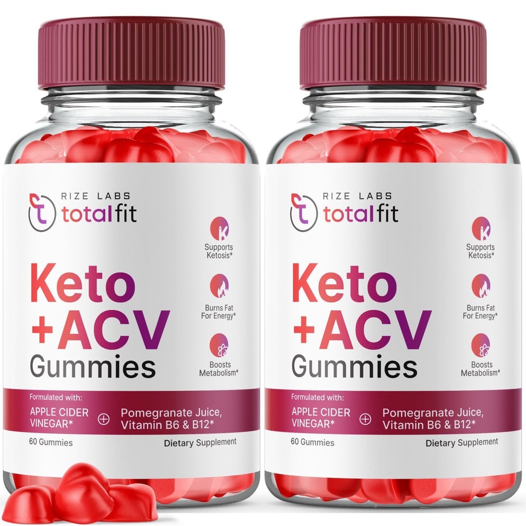 laboratoire de taille (paquet de 2 Total Fit Keto ACV + Gommies, Avancé Perte de poids, Total Fit Keto Gommies Commentaires Gomitas (120 Gommies)