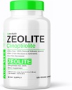 aromel Zeolite Pulver 120 Kapseln | Detox | Clinoptilolite 95% | 3X Aktiviert | Natürlicher Mineraldust Weniger-Than 1 μm