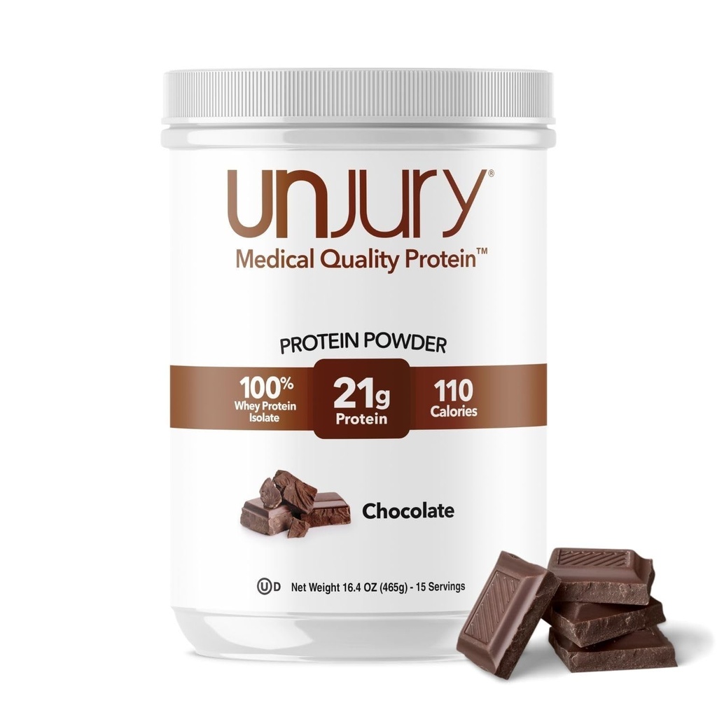 Poudre de protéines de lactosérum Unjury Poudre de protéines de chocolat 21g Poudre de protéines de lactosérum Isolée 100 % Poudre de protéines de lactosérum Sans glucides et sans lactose