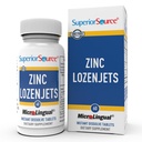 Überlegene Quelle Zink Lozenjets - Immunsystem-Supplement - Trace Mineral Supplement Aids Systems & Functions - Zink-Supplement für Frauen und Männer - 60 Instant Dissolve Tablets