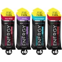 NewTrition® Extra Strength Energy Shots 1.7 fl oz (Pack mit 24, 4 Flavors) - 250mg Koffein mit B Vitaminen & Aminosäuren, Sugar-Free Zero Calorie Vitamin Energy Drink for Focus & Endurance (Mixed-1)