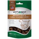 Vet's Best Brewers Hefe & Knoblauch Chews, Omega 3 für Hunde Gesunde Haut und Mantel Schutz für Hunde, Hund mit veterinär empfohlen Dosierung, Knoblauch Ergänzungen, 60 ct