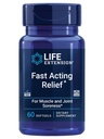 Life Extension Fast Acting Relief, Black Sesame Seeds, Turmeric, Boswellia, Joint Support Supplement, Quick Relief für Beschwerden in Knochen, Gelenke & Muskeln, Glutenfrei, Non-GMO, 60 Softgels