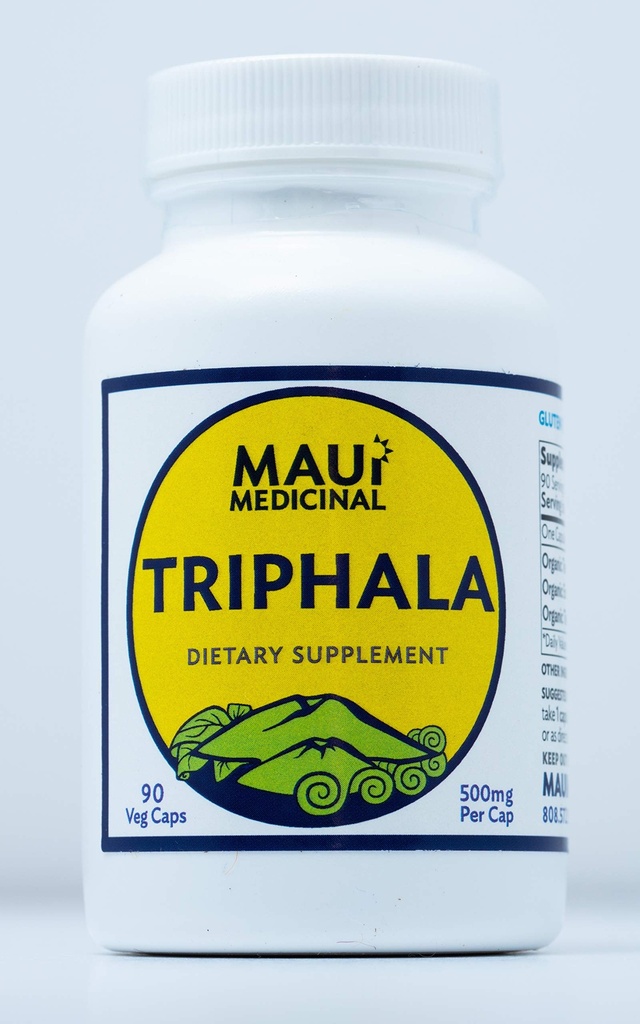 TRIPHALA 90 Veggie Kapseln - 500mg pro Kapsel Bio Kräuterformel