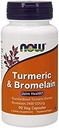 Jetzt Turmeric & Bromelain, 90 Vegetarische Kapseln