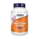 NOW Foods Supplements, Glucosamine & MSM (GreenGrown® Glucosamine), Vegetarian, 120 Veg Capsules