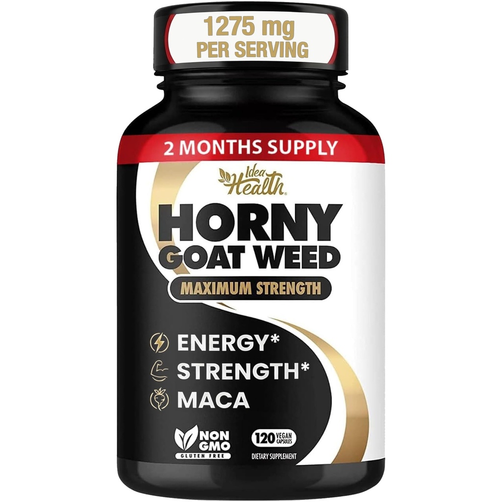Weed 1275 mg MAX STRENGTH w/Maca (2 mois d'approvisionnement) - Complexe d'énergie et de performance pour les hommes et les femmes