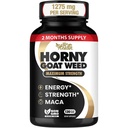 Weed 1275 mg MAX STRENGTH w/Maca (2 mois d'approvisionnement) - Complexe d'énergie et de performance pour les hommes et les femmes
