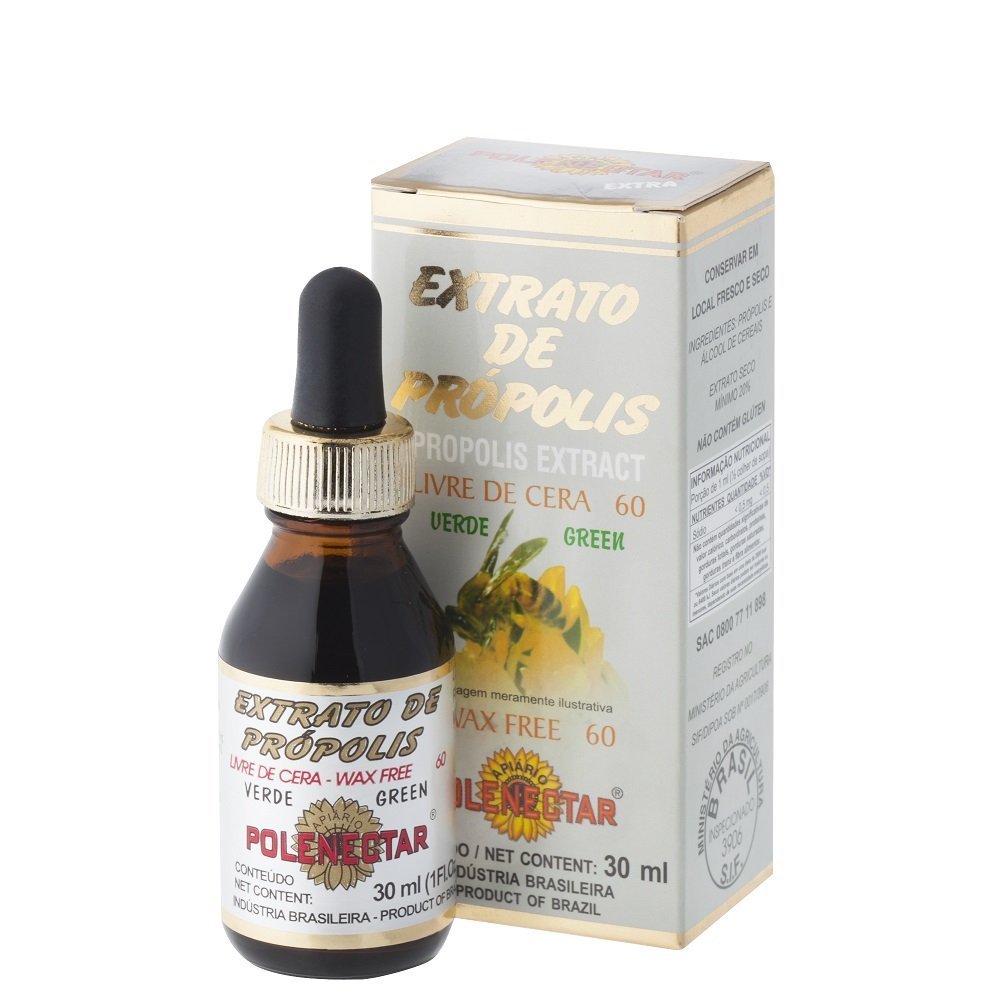 Brasilien Importierte Premium Bee Propolis Extrakt Wachs Free 60 (30ml) 4 Packungen