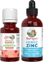 MaryRuth Organics Precision Probiotic for Women (Raspberry) & Zink Drops | Clean Label Project Verified® | Vitamine für Gut Health, Immununterstützung, & Overall Wellness | Vegan, Non-GMO, Gluten Free