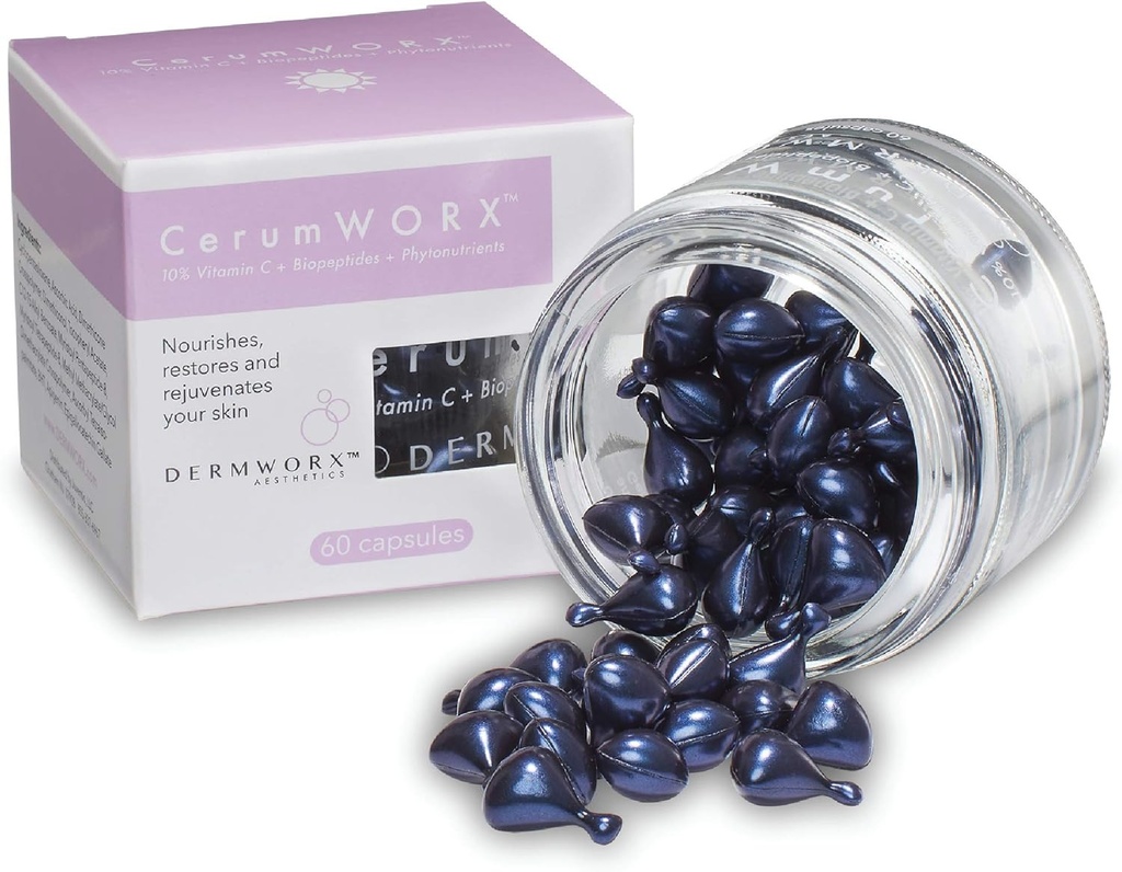 CerumWORX Day Serum: 10% Vitamin C Kapseln