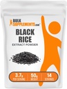 BulkSupplements.com Schwarz Reisextrakt Pulver - Schwarz Reispulver, Glutenfreie Ergänzung - Entflammt, 3.7g pro Servierung, 50g (1.8 Unze) (Pack von 1)