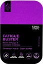 Soul Strips Fatigue Buster Ginseng, Maca, Green Coffee, Reduces Mental & Physical Fatigue, Mixed Berries Flavor, Quick Absorb, Tägliche Verwendung, Zero Sugar, Vegan, 30 Strips Pack