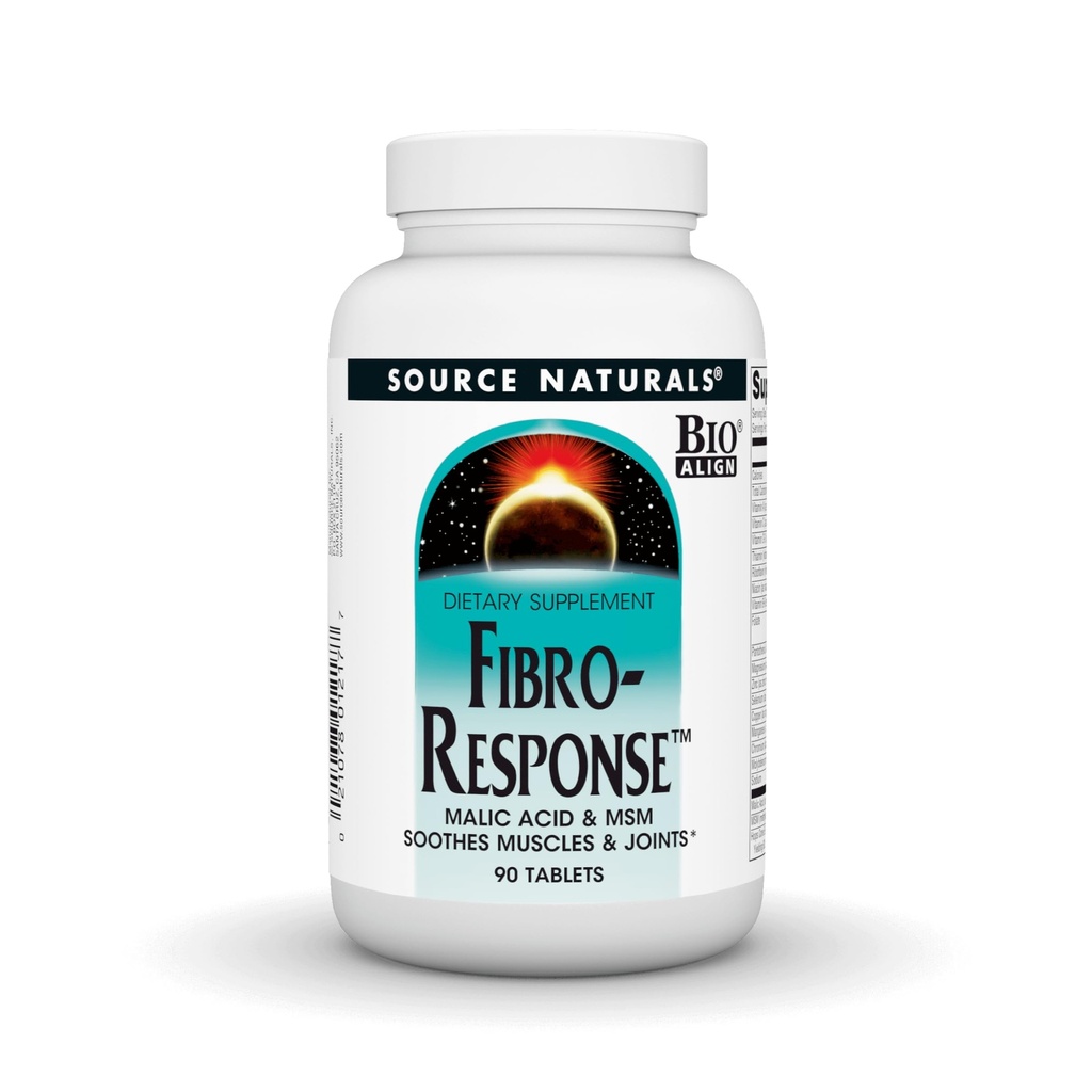 Source Naturelle Fibro-Réponse Bio-aligné Acide Malic & MSM, 90 comprimés