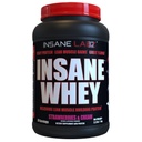 Insane Labz Insane Whey, 100% Muscle Building Whey Protein, BCAA Profile Amino, Mass Gainer, Remplacement des repas (Fraises et crème, 30 portions)