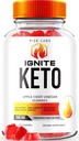rize labs Ignite Keto ACV Gummies for Advanced Weight Loss, Keto Ignite Supplement (60 Gummies)