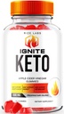 rize labs Zünden Keto ACV Gummis für Advanced Weight Loss, Keto Ignite Supplement (60 Gummis)