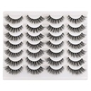 Newcally Lashes False Wimpern Cat Eyes Wispy Natural Faux Mink Lashes 14 Pairs Pack Light Volume Short Fake Eye Lashes Multipack