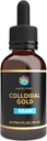 Earth Clinic ® Kolloidal Gold - 4 oz Dropper Bottle, 40 PPM Double Potency, Pure Gold Nanopartikel - Verbesserte Gehirngesundheit und kognitive Unterstützung