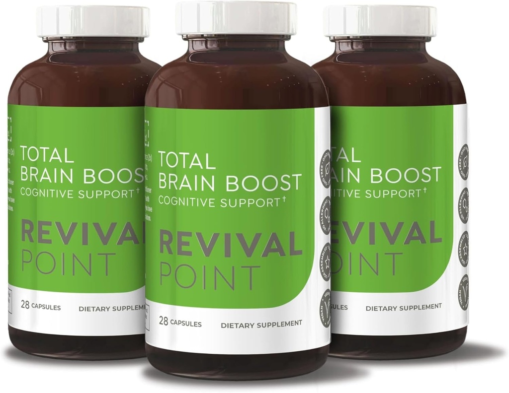 Supplément pour le cerveau total - 3 bouteilles