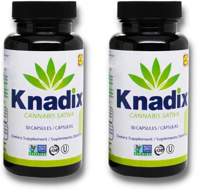 Hanföl-Ergänzung - Schmerzunterstützung - Unterstützung für Knochen, Muskeln & Gelenke - Allgemeines Wohlbefinden - Natürliche Stress-Relief und Immununterstützung mit Omega 3-6 Vitaminen und Minerals Pack von 2-60 Caps