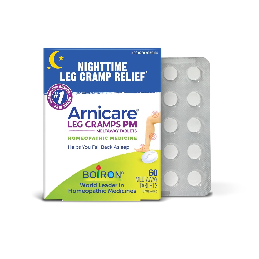 Boiron Arnicare Leg Cramps PM für Nacht Relief von Cramping und Stiffness in Füßen oder Kalben - 60 Tabletten
