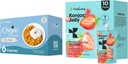 Hethstia Konjac Jelly Strawberry Flavor mit Collagen Peptides 10 Packs und Konjac Rice Gluten Free 12 Packs Low Calorie, Keto, Sugar Free, Healthy Food