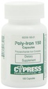 Nahrungsergänzung - Poly Eisen Kapseln 150 mg (100 Kapseln pro Flasche) von Cypress Pharmaceutical #185-01 (2 Flaschen von 100 Kapseln)