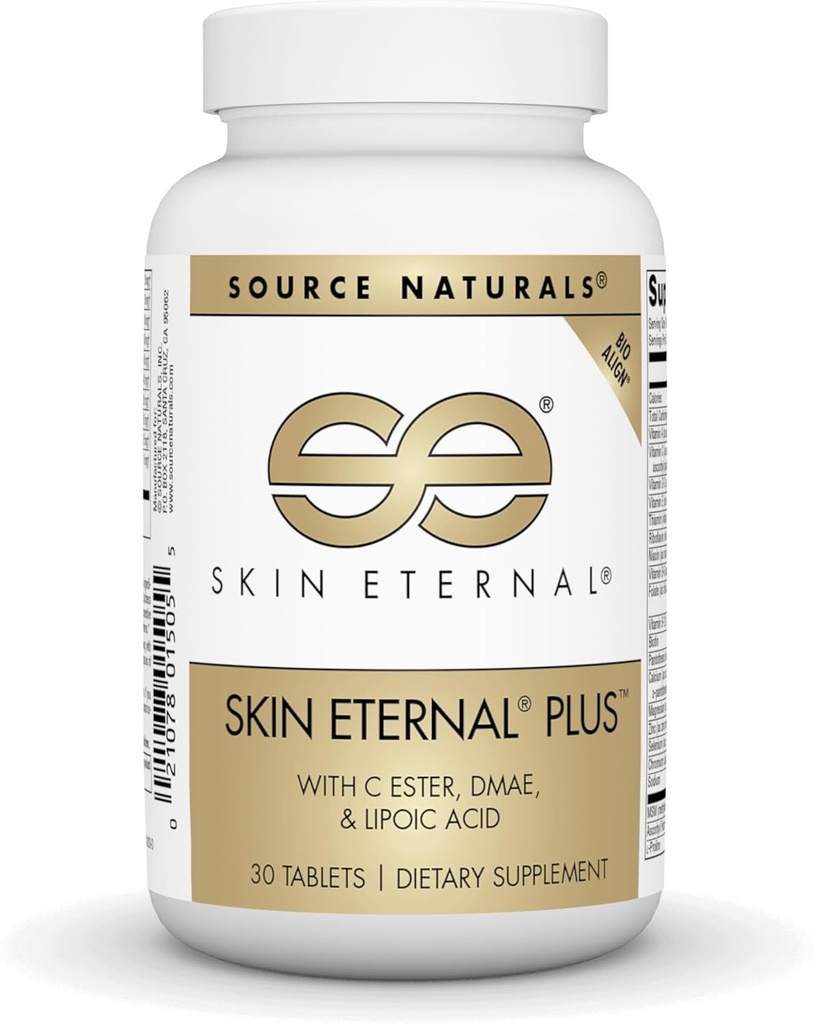 Quelle Naturals Haut Eternal Plus, mit C Ester, DMAE, & Lipoic Acid - 30 Tabletten