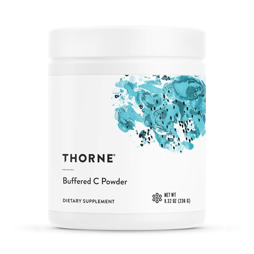 THORNE - Vitamine C de haute puissance - Acide ascorbique au calcium, au magnésium et au potassium - Fonction immunitaire saine et soutien antioxydant* - Certifié par un tiers - Sans gluten, sans lait et sans soja - 42 portions