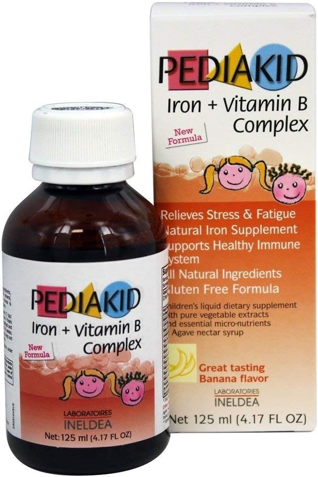 Eisen + Vitamin B Complex Alle neuen Formel Natürliche Vitamine & Mineralische Ergänzung zu helfen Kinder mit Fettleibigkeit, Müdigkeit und Frail Bedingungen