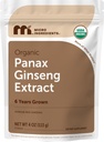 Micro Ingrédients Résistance maximale Racine de ginseng biologique coréenne 200:1 Poudre, 4 Ounce, Poudre de ginseng Panax rouge, Ginsénosides actifs, Végétaux