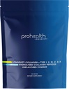 ProHealth Longevity Collagen Peptides Poudre - pour les personnes de plus de 40 ans. 20g Multi Collagen. 2g Pro-Collagen. Acide hyaluronique. Type I, II, III, V, X pour les articulations, les os, les cheveux, la peau, les muscles, Gut - 30 portions