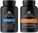 Nutrition ancienne Capsules multi-immunes, 90 Nombre + Vitamine C + Probiotiques Capsules, 60 Nombre