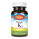 Carlson - Vitamine K2 MK-7 (Ménaquinone), 90 mcg, Bone Support, Biodisponibilité du calcium, K2 Vitamine, Vitamine K-2, 120 Softgels