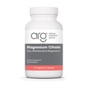 Groupe de recherche sur l'allergie Citrate de magnésium Complément alimentaire - Soutien aux os et au stress, bien absorbé, hypoallergénique, capsules végétariennes - 90 Compte