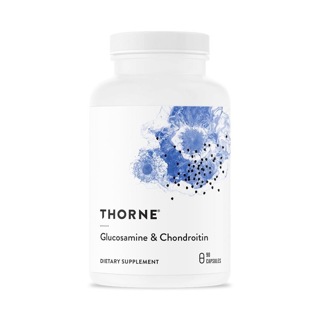 THORNE - Glucosamine & Chondroitin - Unterstützung für die Erhaltung der gesunden Gelenkfunktion und -mobilität* - 90 Kapseln