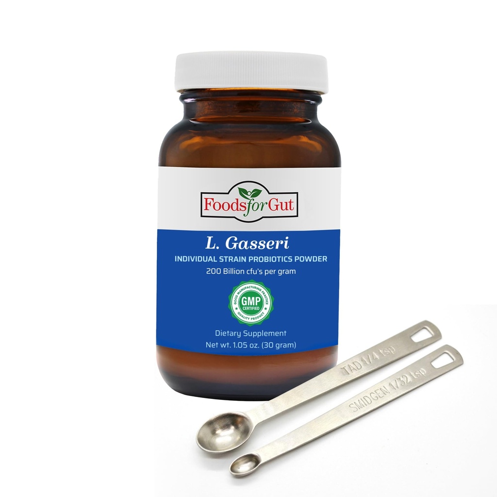 Aliments pour Gut Lactobacillus Gasseri Poudre probiotique 200 Million de cfu Fabriqué aux États-Unis Régulation du poids Promouvoir un microbiome bien balancé