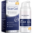 100% Silikon Scar Gel Narbe Creme - Advanced Scar Gel für chirurgische Narben, C-Section, Stretch-Marken, Akne, Verletzung, Burns, Keloide, alte und neue Narben 1.06oz(30g) (Maximalstärke 100% Silikon)