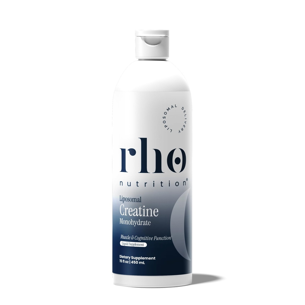 Rho Nutrition Liposomal Creatine Monohydrate - Ultra High Absorption Liquid Creatine Supplement – fördert Lean Muscle Maß & Recovery, unterstützt Gehirnfunktion & stärkt Zelluläre Energieproduktion